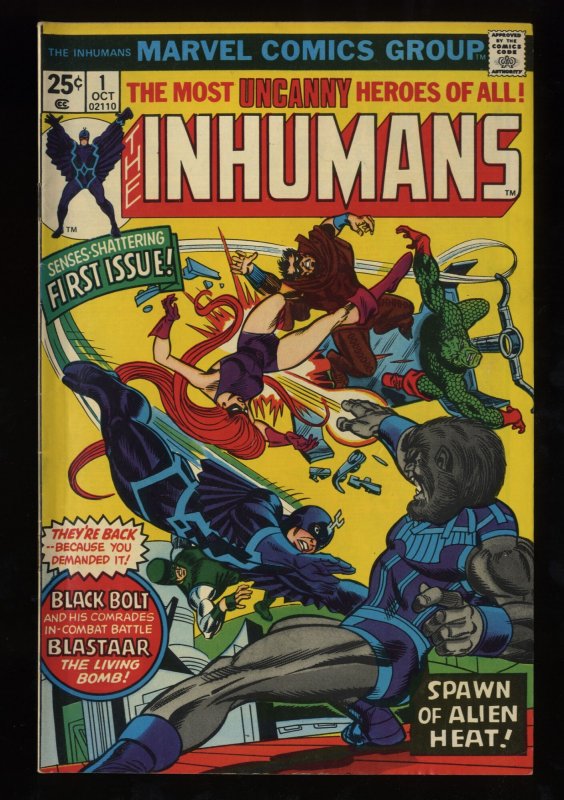 Inhumans (1975) #1 FN/VF 7.0