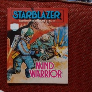 STARBLAZER Space fiction Adventure in Pictures #187 mind warrior 1987