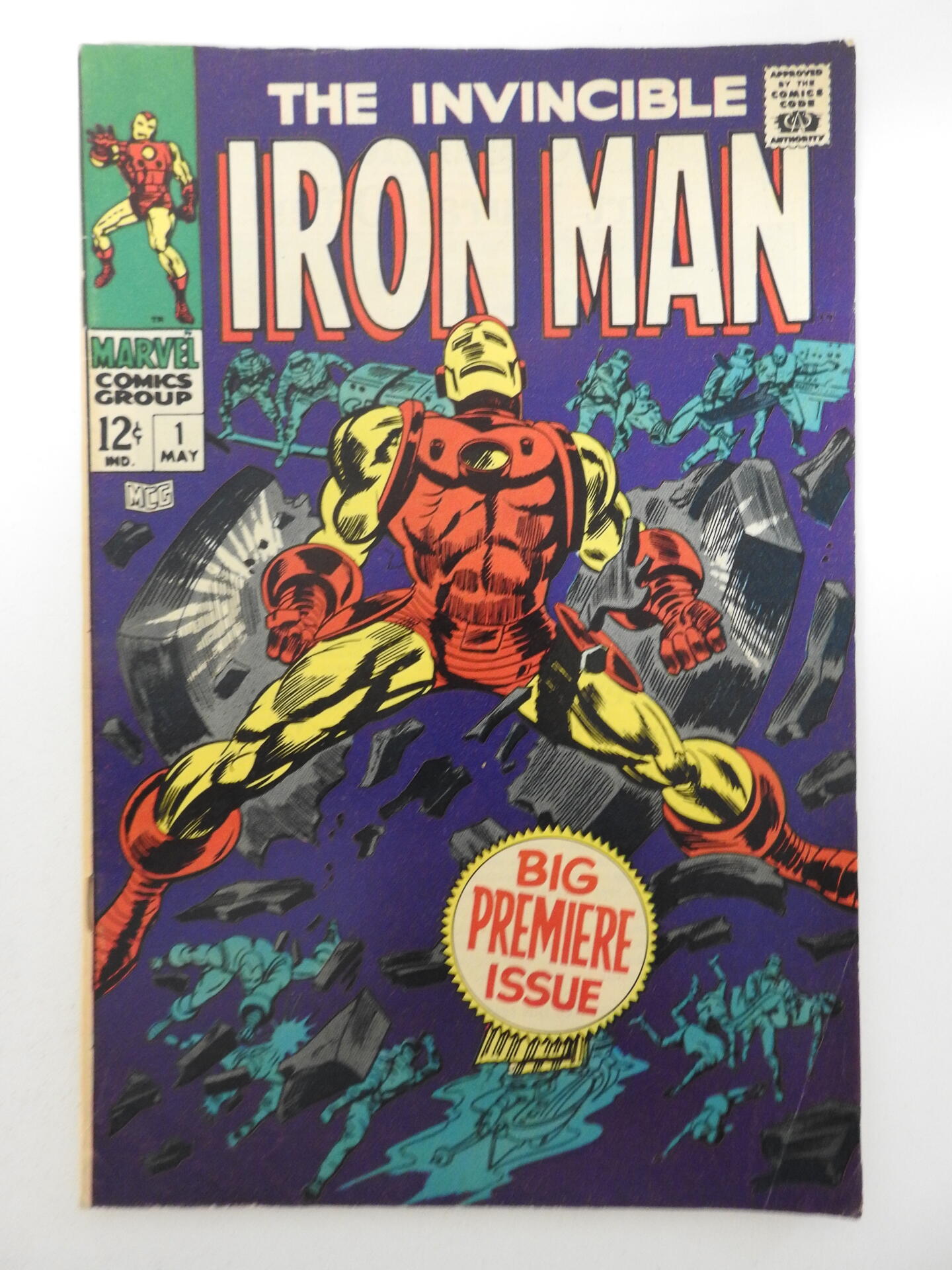The Invincible Iron Man 1 1968 Beautiful Fine Condition Comic Books Modern Age Marvel 
