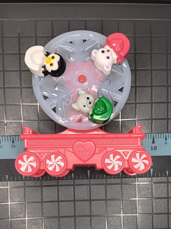 TY BEANIE BOO TRAIN CAR | HOLIDAY EXPRESS #08 | MCDONALDS 2017 | OPEN USED