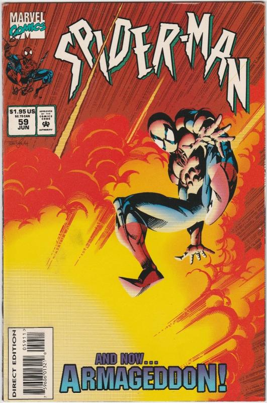 6 Spider-Man Marvel Comic Books # 53 55 56 57 58 59 Venom Scarlet Spider DC2