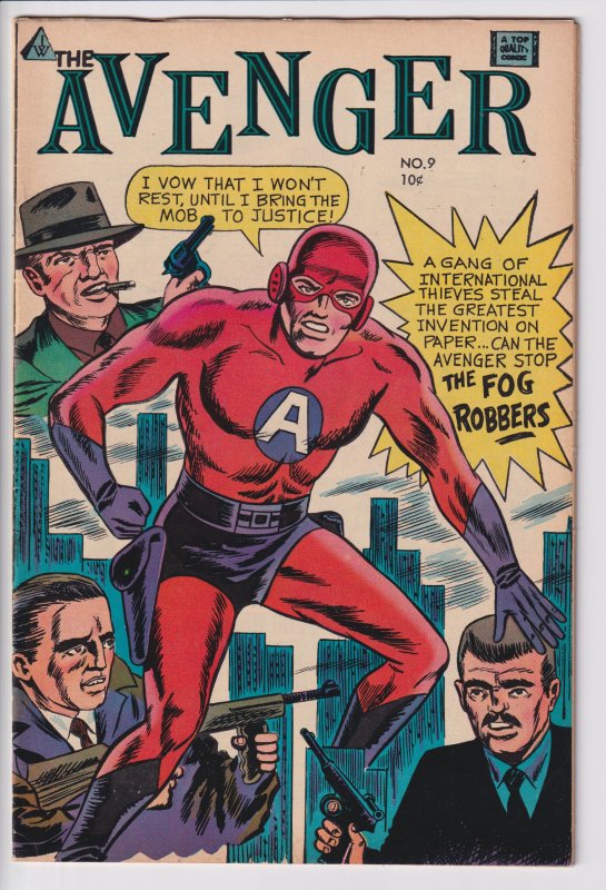The Avenger #9  (1958) Beautiful glossy FVF 7.0 or better!