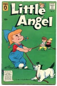 LITTLE ANGEL #14 1958-PINES COMICS-TUG OF WAR COVER- FN