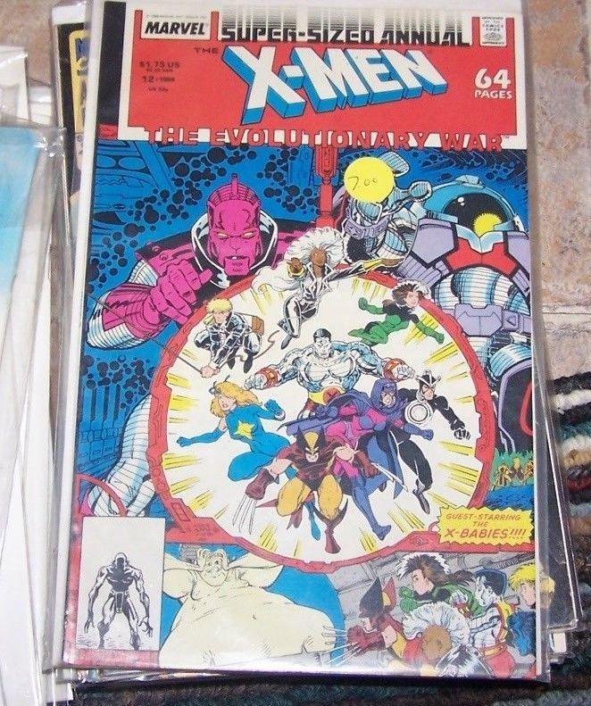 UNCANNY X-Men Annual #12 (1988, Marvel) WOLVERINE X BABIES EVOLUTIONARY WAR