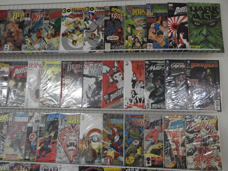 Huge Lot of 110+ Comics W/ Daredevil, Deathstroke +More! Avg. VF- Condition!