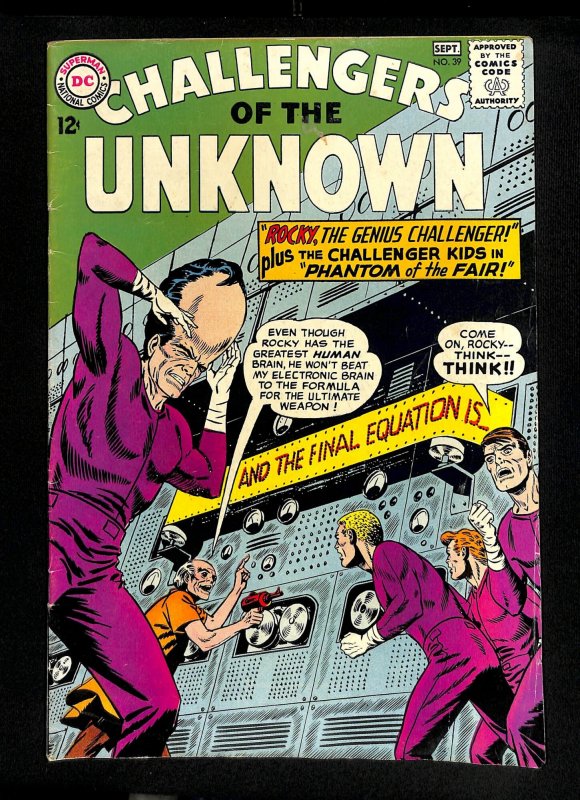 Challengers Of The Unknown #39