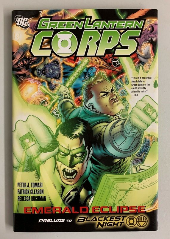 Green Lantern Corps Emerald Eclipse Hardcover Peter Tomasi 