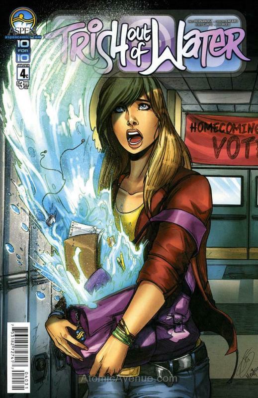 Trish Out of Water (Vol. 1) #4C VF/NM; Aspen | save on shipping - details inside