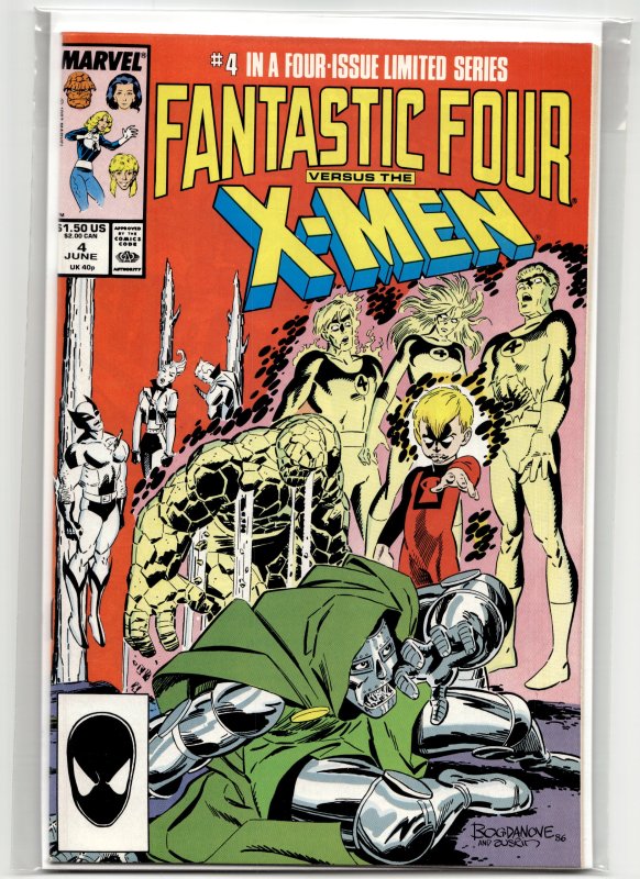 Fantastic Four vs. X-Men #4 (1987) Fantastic Four