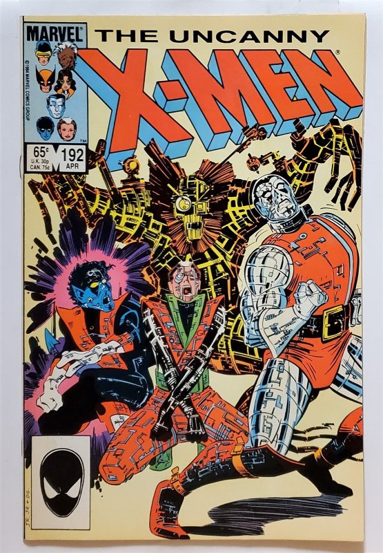 The Uncanny X-Men #192 (Apr 1985, Marvel) VF