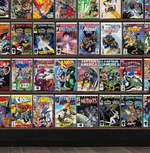 Huge Lot 150+ Comics with Captain America, The New Mutants, Cable, Nova & More!