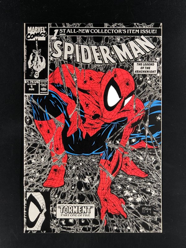 Spider-Man #1 (1990) NM+ Torment Pt. 1 Lizard Appearance Silver Edition