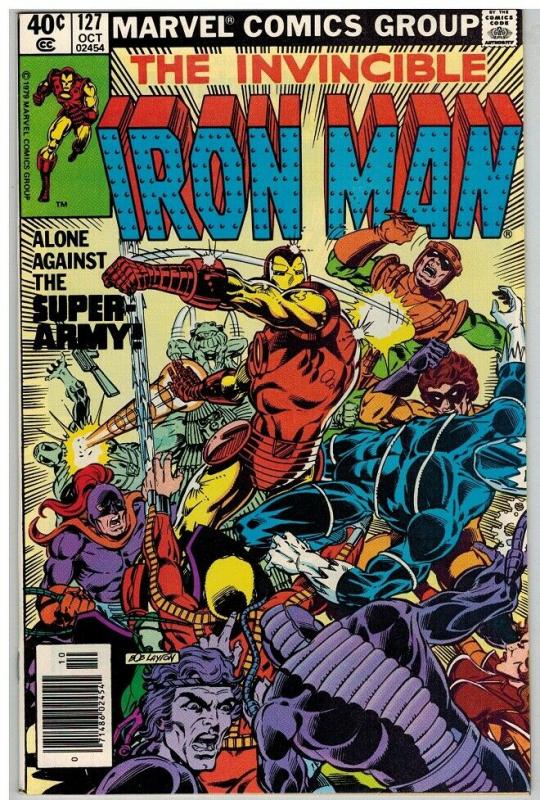 IRON MAN 127 VF+ ALCOHOL crisis Oct. 1979