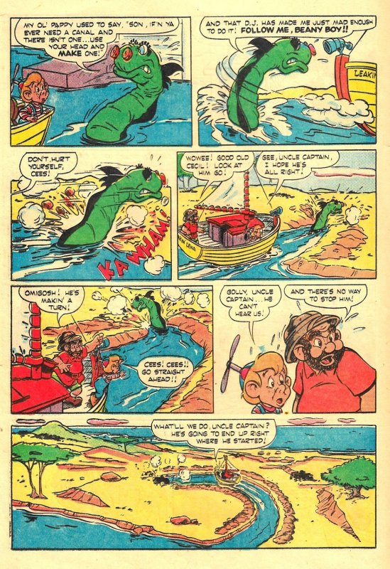 BEANY AND CECIL (Four Color #635)(1955) 8.0 VF  36 Pages of Jack Bradbury Art!