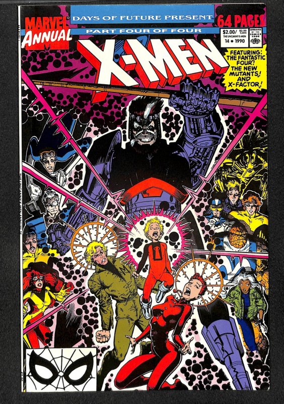 X-Men Annual #14 VF+ 8.5 1st Gambit!