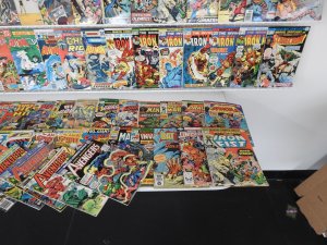 Huge Lot 170+ Silver/Bronze Comics W/ Hulk, Daredevil, Iron Man, +More! See desc