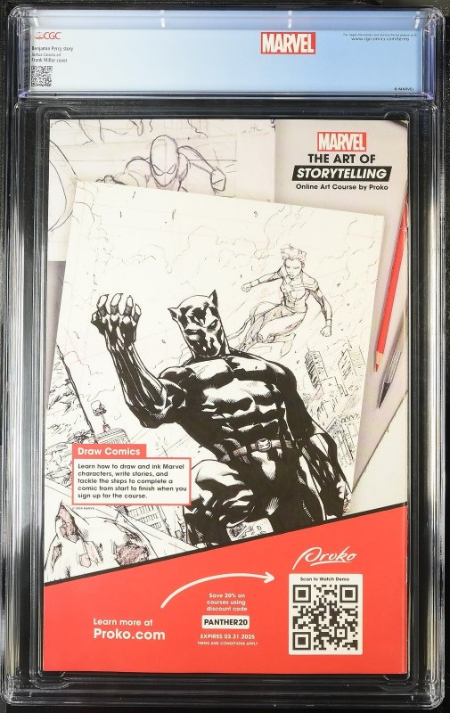 DEADPOOL WOLVERINE #1 MARVEL COMICS FRANK MILLER VARIANT CGC 9.8 CUSTOM LABEL