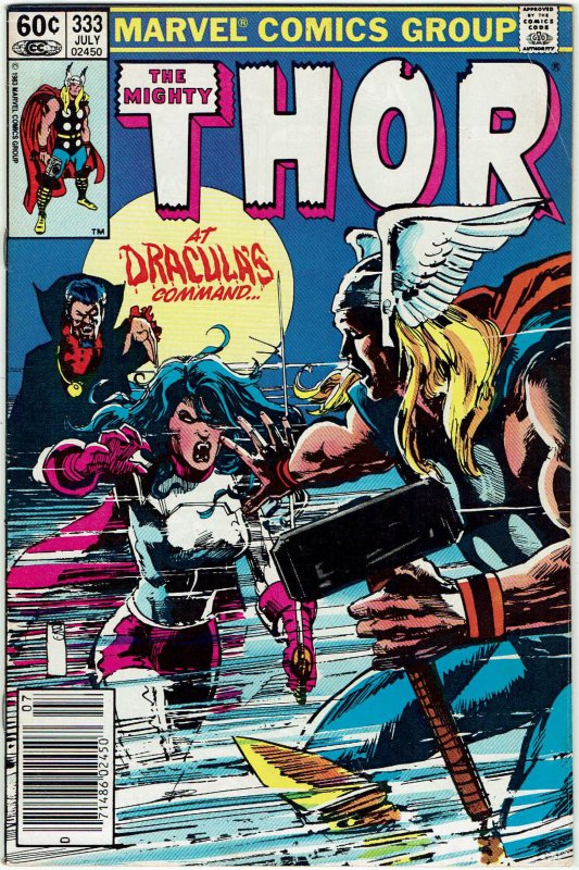 Thor #333 (1966 v1) Sienkiewicz Dracula Newsstand NM-