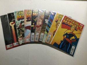 Captain Marvel 1-13 15 16 Lot Run Set Near Mint Nm Marvel