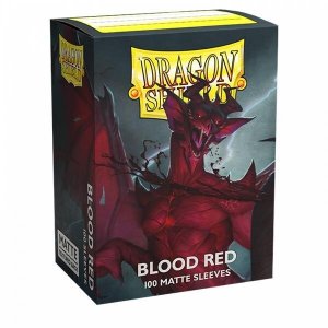 Dragon Shield Sleeves Standard Matte Blood Red 'Simurag' (100 ct.)