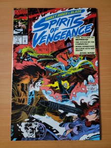 Ghost Rider & Blaze Spirits of Vengeance #7 Direct Market ~ NEAR MINT NM ~ 1993