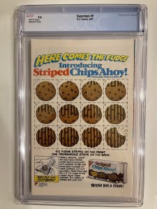 SUPERMAN #9 CGC 9.6 - Newsstand  - CLASSIC JOKER COVER!  1987 JOHN BYRNE