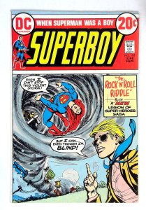 Superboy #195 Blind Legion of Super-Heroes Saga 1973 DC VG