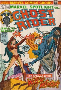 Marvel Spotlight On Ghost Rider # 11 FN/VF Marvel 1973 7th App  Ghost Rider [V1]