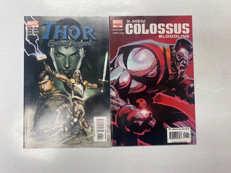 5 MARVEL comic books Daredevil Digitek #4 Thor Colossus Wolverine 57 KM21