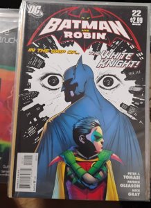 BATMAN AND ROBIN # 22  2011 DC COMICS  gleason cover white knight