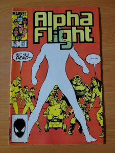 Alpha Flight #25 Direct Market Edition ~ NEAR MINT NM ~ 1985 Marvel Comics