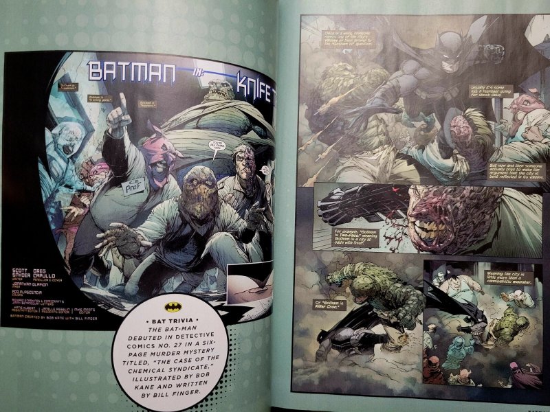 BATMAN COMICS MAGAZINE: DC 2025) 3 Stories! Snyder, Capullo, Loeb, Sale, King!
