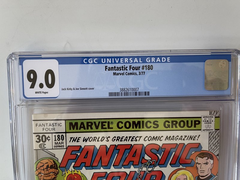 Fantastic Four #180 CGC 9.0  Newsstand - (1977)