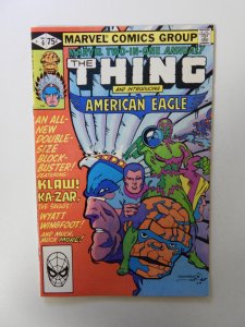 Marvel Two-in-One Annual #6 Direct Edition (1981) FN/VF condition