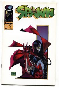 SPAWN #21-1994-Image-Comic book-Great cover