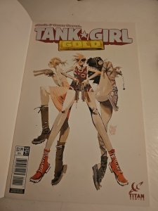 Alan Martin & Brett Parson - Tank Girl Gold 1 - White Blank Sketch Cover