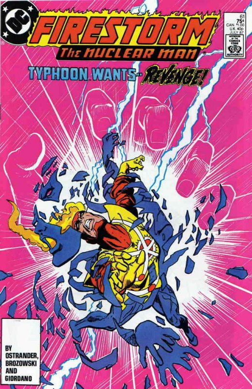 Fury of Firestorm, The #61 VF/NM; DC | save on shipping - details inside