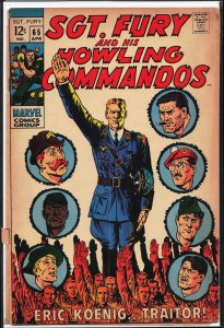 Sgt. Fury #65 (1969) Sgt. Fury
