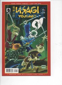 USAGI YOJIMBO #1, NM, Signed Stan Sakai w/ art, 2010, Dark Horse, One for One