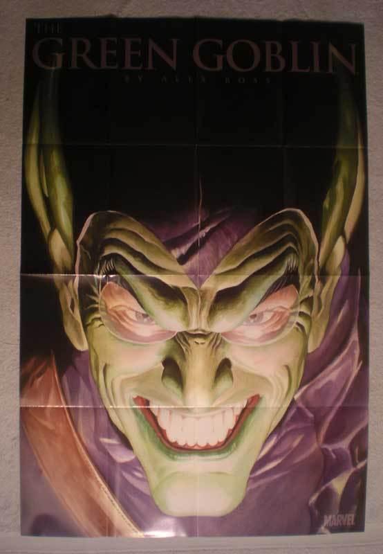 GREEN GOBLIN Promo Poster, Alex Ross, 24x36, 2008, Unused, more in our store