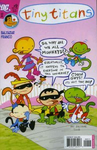 Tiny Titans #9 VF ; DC | All Ages Art Baltazar