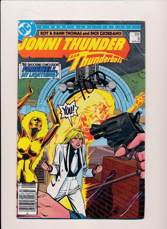 DC Jonni Thunder AKA Thunderbolt #1-4 (1,2,3,4) DC Comics 1985 ~ VF (HX275)