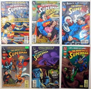Adventures Superman Lot 6 #513, 514, 515, 529, 530, 000 1994 DC Comics