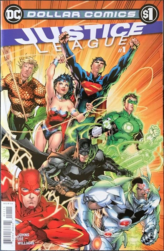 DOLLAR COMICS JUSTICE LEAGUE 2011  — 2020 DC Universe VF+ Cond New 52 Reprint