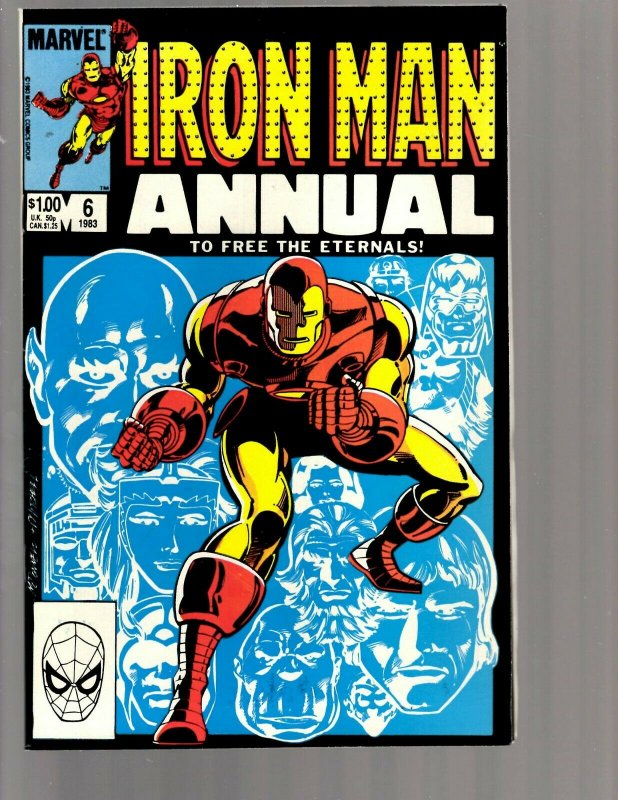 14 Iron Man Comics '81 '82 '83 '86 '87 '89 '90 '91 '92 '93 '94 '99 '00 '01 GK35