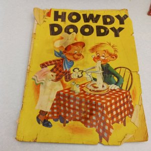 HOWDY DOODY#31 golden age 1954 PAINTED-cover~JOHN STANLEY DELL COMICS! Tv show