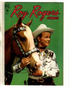 Roy Rogers Comics # 19 VF 1949 Dell Golden Age Comic Book Photo Cover JL11