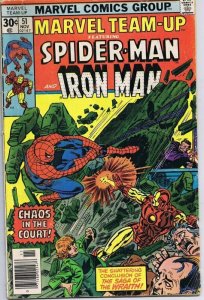 Marvel Team-Up #51 ORIGINAL Vintage 1976 Spider-Man Iron Man