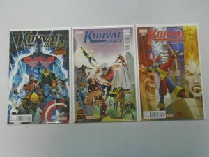 Korvak Saga lot #1-3 NM (2015)