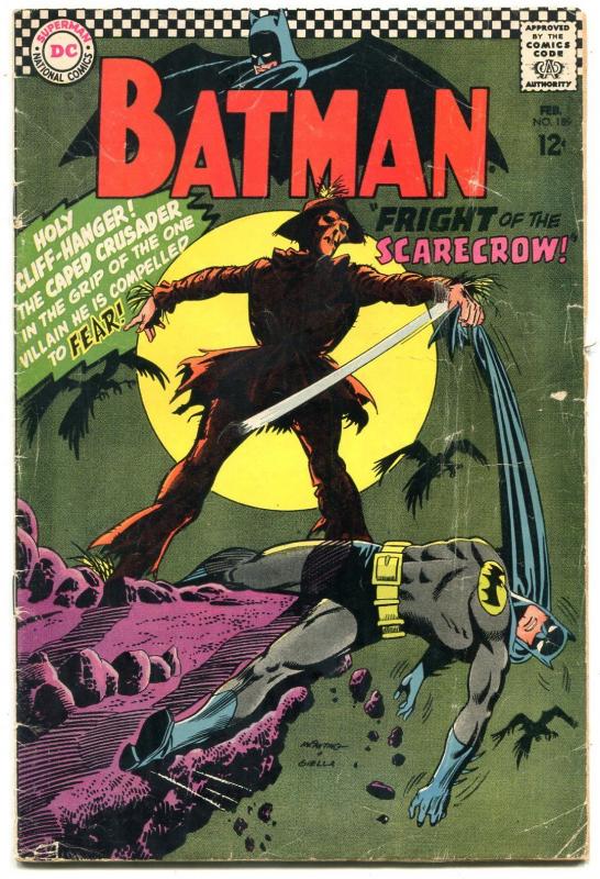 Batman #189 1967 1st Silver Age Scarecrow-hot Book G/VG